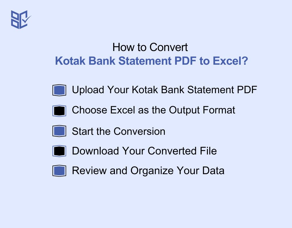 How to Convert Kotak Bank Statement PDF to Excel